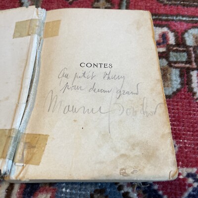 Märchen - Transkripte von Maurice Bouchor Edit Armand Colin 1915 RAR GEWIDMET!