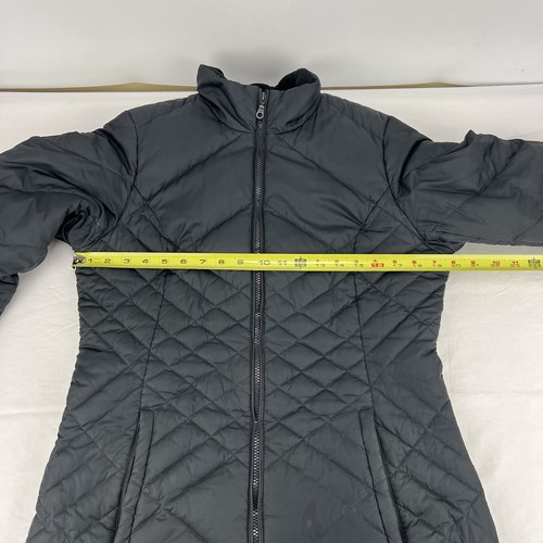 Eddie Bauer Women's Long Black Puffer Coat Jacket Down Size Medium - Picture 8 of 22