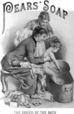 Vintage Pears Soap Laundry Soap Reproduction Framing Print Advertising 17x12