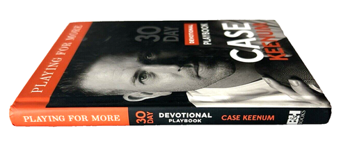 Playing for More ~ 30 Day Devotional Playbook ~ by Case Keenum ~ Hardcover - Picture 3 of 7
