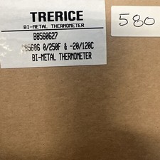 TRERICE ADJUSTABLE ANGLE BIMETAL THERMOMETER 52-2784 5" DIAL, NEW
