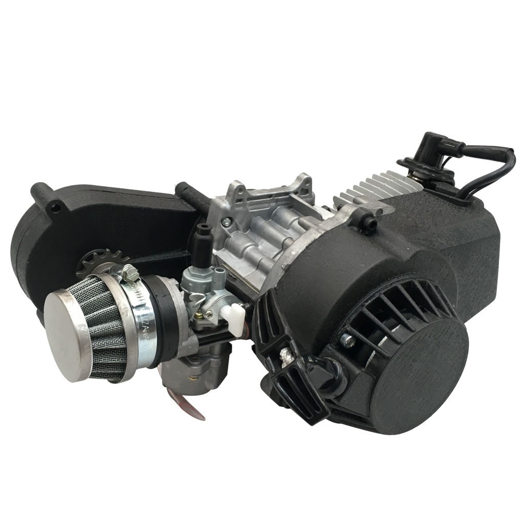 2-takt fietsmotor kit 49 CC mini dirtbike motor fiets benzine bike mini motor eencilinder luchtkoeling ATV scooter motor voor pocket bike strand bike