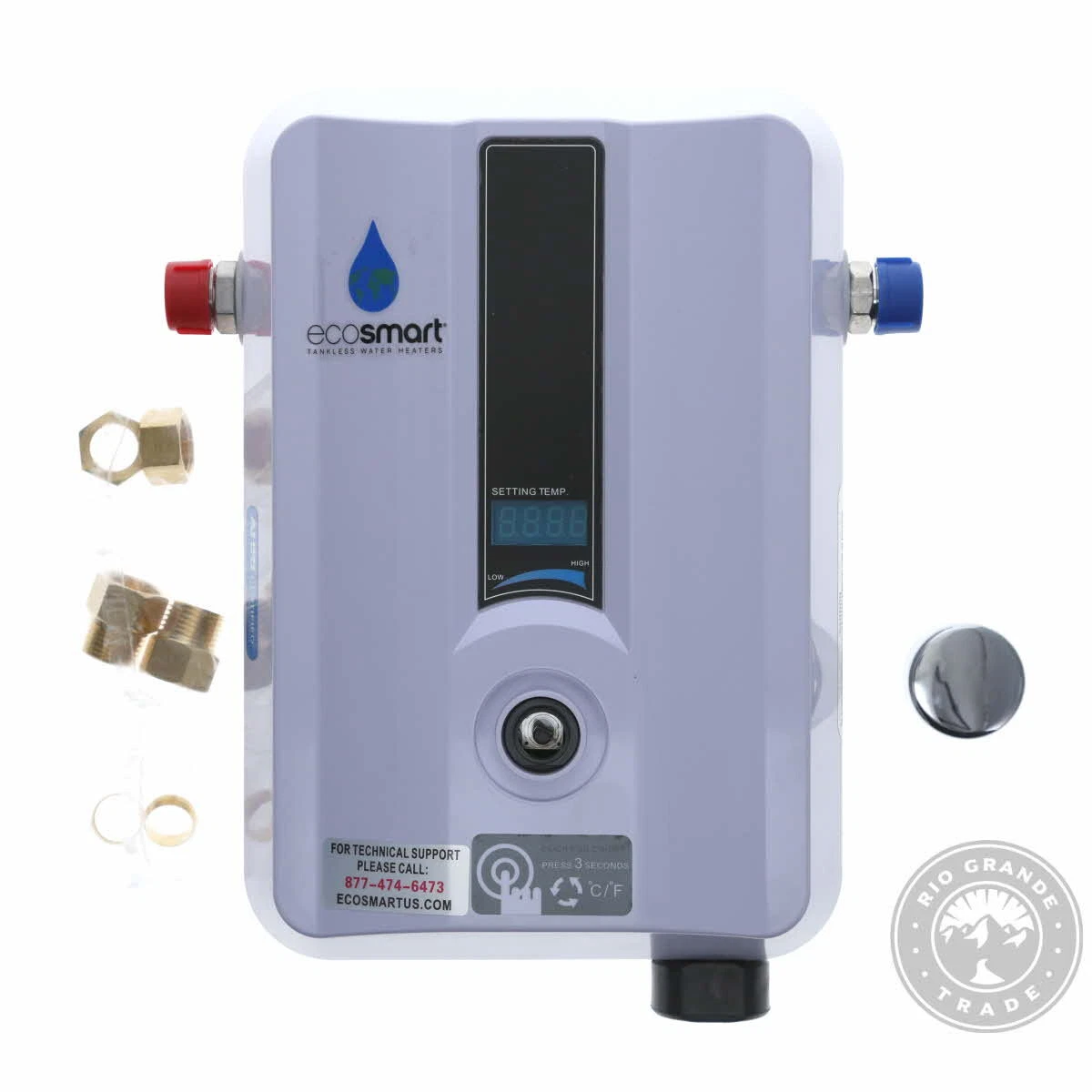 EcoSmart Electric Tankless Endless On Demand Water Heater ECO 11 White USED  | eBay