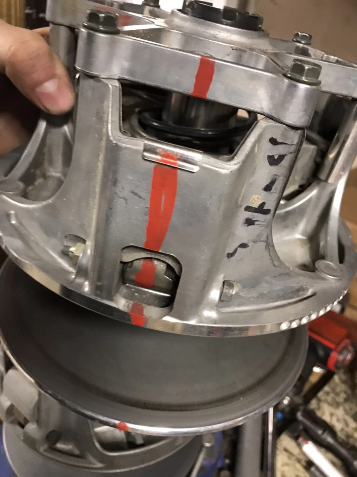 16-20 USED  POLARIS RZR TURBO XP  PRIMARY DRIVE CLUTCH  COMPLETE ! - Image 4 of 4