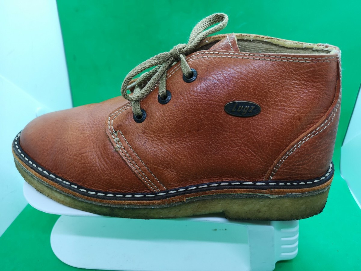 VINTAGE Lugz MCK-89 Men\'s Chukka Brown Oxfords Shoes Boots  Size 8 N.Y. LUG CO. VINTAGE Lugz MCK-89 Men main image 3