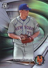 2022 Bowman Platinum Top Prospects #TOP-65 Calvin Ziegler METS