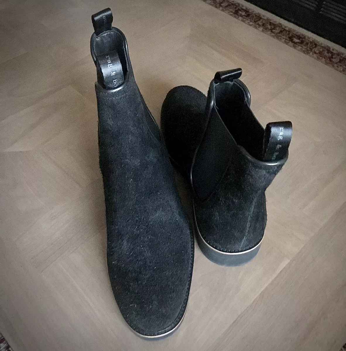 Rag Bone Men s Spencer Chelsea Boot Black Suede Size 13 eBay