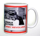 Ceramic mug featuring Marx Colt Single Action Army Revolver