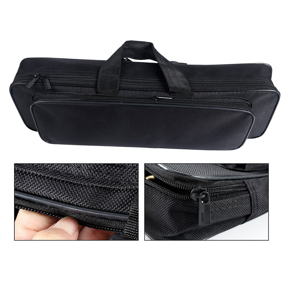 Single Layer Oxford Cloth Fishing Gear Carry Case Fishing Rod Storage Bag  Black