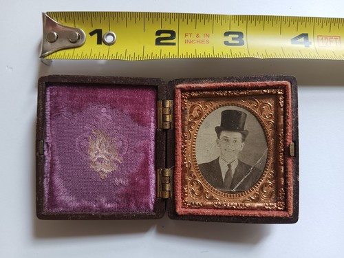 Littlefield, Parsons & Co. "UNION CASES" Daguerreotype Cases with Vintage Photo - Picture 4 of 4