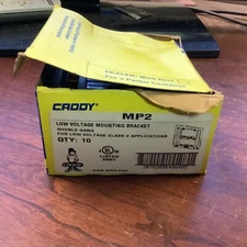 Caddy/Erico MP2 Low Voltage Mounting Bracket Double Gang (Box of 10)