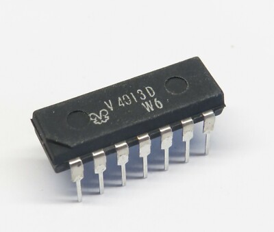 10 Stück V4013D dual D-type Flip Flop DIP14, FWE