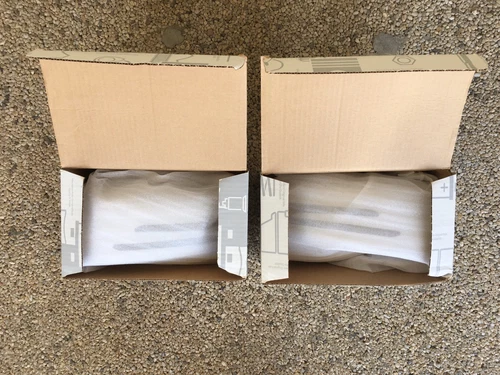 Mercedes Outside Exterior Mirror Covers 09 - 17 Various Models Iridium Silver