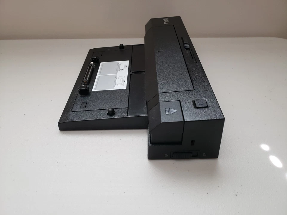 Estación de acoplamiento Dell Original E-Port Plus K09A USB3 DVI DisplayPort RJ45 Latitude Foto 3 de 4