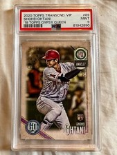 2018 Topps Gypsy Queen Shohei Ohtani RC Topps Transcendent VIP PSA 9 SSP /14