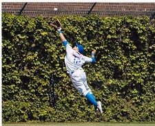 JUAN LAGARES  NEW YORK METS     ACTION SIGNED 8x10