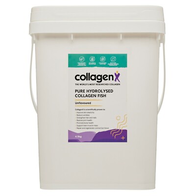 Collagenx 100%Pure Marine,(Fish)Collagen powder 4.5kg BULK, AUSTRALIAN OWNED  