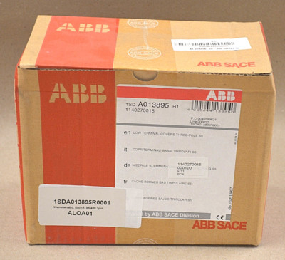 ABB 1SDA013895R0001 KL-ABDECK.NIED. S5 KLEMMENABDECKUNG K MAX S5 3-POL. NEU 