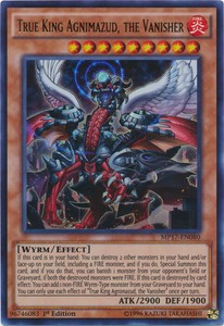 True King Agnimazud, the Vanisher - MP17-EN080 - Ultra Rare - 1st Edition x3 - N