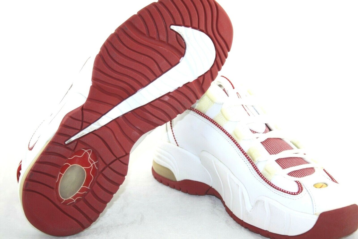 nike penny 1 red and white