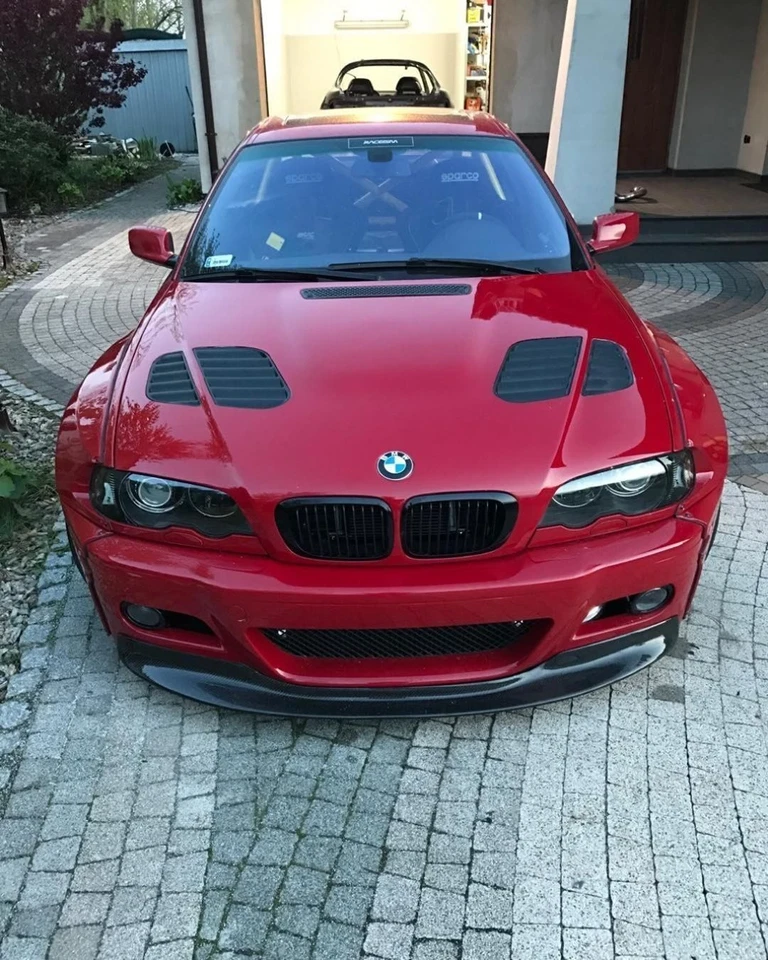 BMW E46 M3 CSL LOOK FRONT LIP SPOILER SPLITTER ALERON  - Imagen 2 de 4