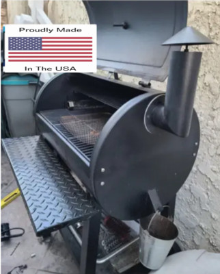 PBR Products Black 8'' Folding Shelf for Pit Boss 820  Pellet Grill USA