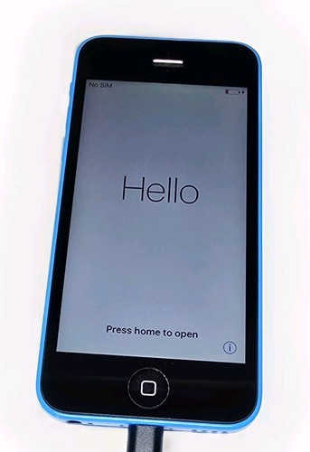 Rare Apple iPhone 5C A1532 Smartphone Blue Collectible IPhone Near Mint - Photo 5 sur 5