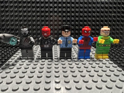 lego marvel super heroes minifigures lot Spider-Man Doc Ock Red