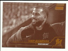 SANDY ALCANTARA 2022 Stadium Club Sepia #44 $4 Miami Marlins