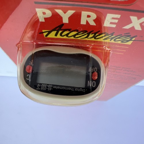 Vintage Pyrex Accessories Digital Instant Read Thermometer 2003 NEW OLD STOCK - Picture 4 of 4