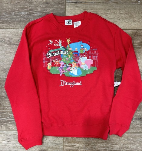 NWT Disney Do Not Open Until Christmas Red Sweater Kids 11/12 Boys Girls Unisex