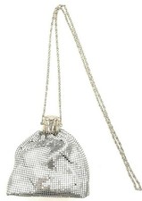 Vintage clutch metal mesh evening purse for Cocktail Party Prom Wedding Banquet