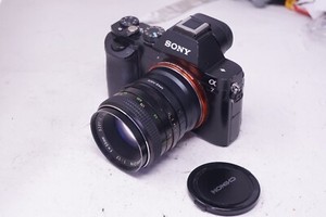 SONY E MOUNT ADAPTED 55MM F1.7 CHINON PRIME LENS ALL A7 NEX,A6000