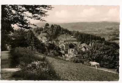 Lindenfels AK Kurort im Odenwald Ansichtskarte gelaufen1958
