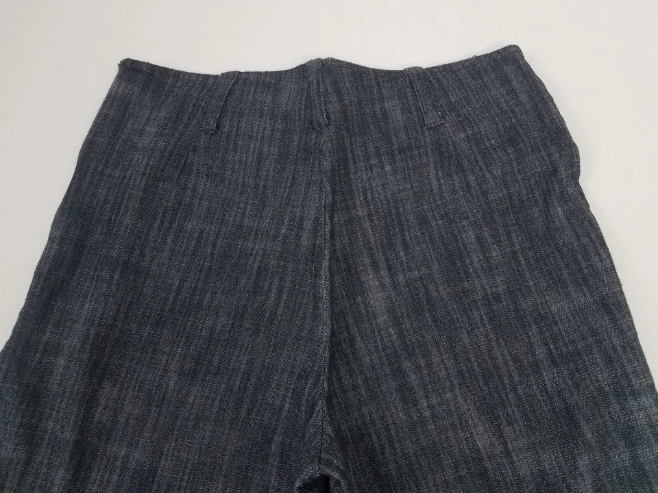 BIBA Damen Hose Gr. 38 weites Bein schwarz Innenbeinl. 85 cm schwarz meliert - Bild 3 von 4