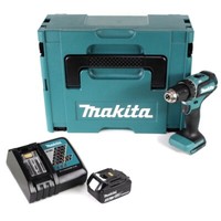Makita Ddf 485 RF1J Akku Bohrschrauber 18V 50Nm + Makpac + 1X Akku 3 Ah + Lader