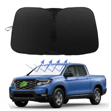Custom For Honda Ridgeline 2017-2025 Front Windshield Sun Shade UV Block Cover