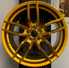 20 Gold Wheels 20x8.5 20x9.5 35 5x114.3 Staggered W524 Tuner Rims Set 4
