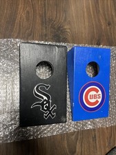 Chicago White Sox And Chicago Cubs Cornhole Mini Boards mini bags not included 