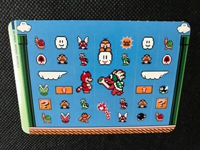 Super Mario Bros 3 Famicom History Book Sealdass Sticker Japanese NINTENDO