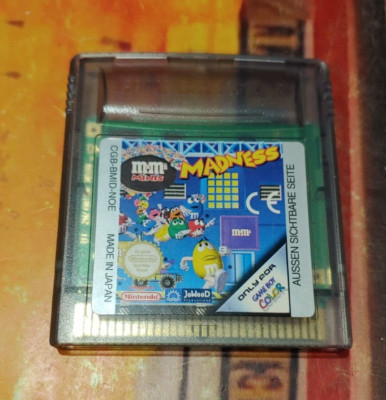 M & M Madness (1999) Nintendo Gameboy Color (Modul) works 8-bit