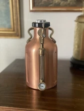 Growler Werks UKEG Pressurized Growler 64 oz Copper No Box  (1)