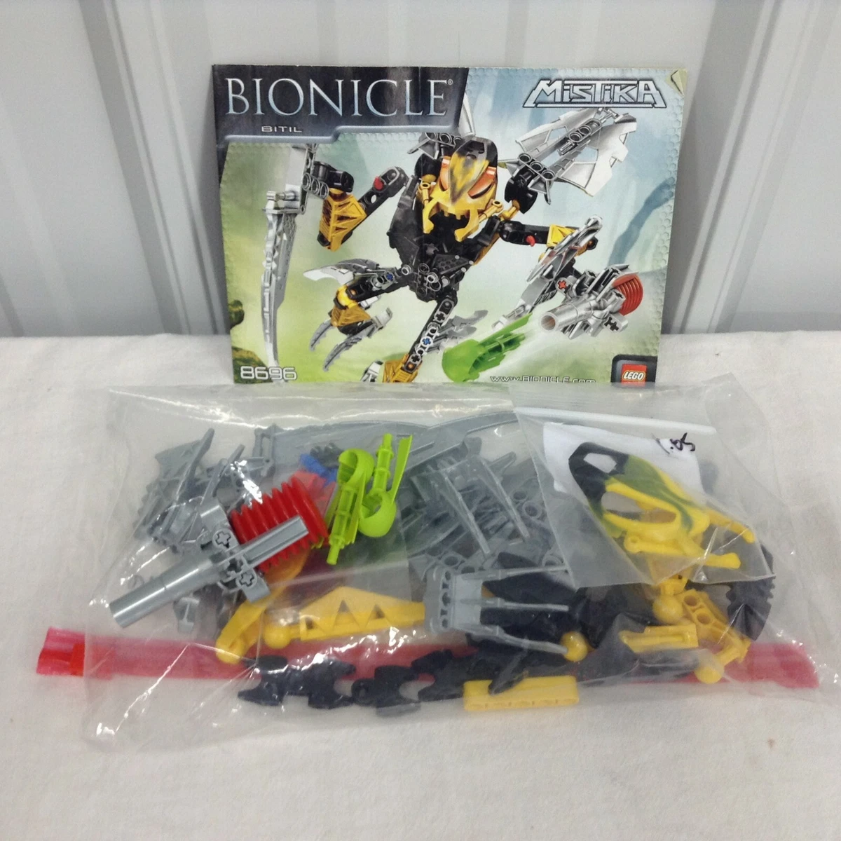100% Complete Figure Set LEGO Bionicle MISTIKA BITIL (8696) W.