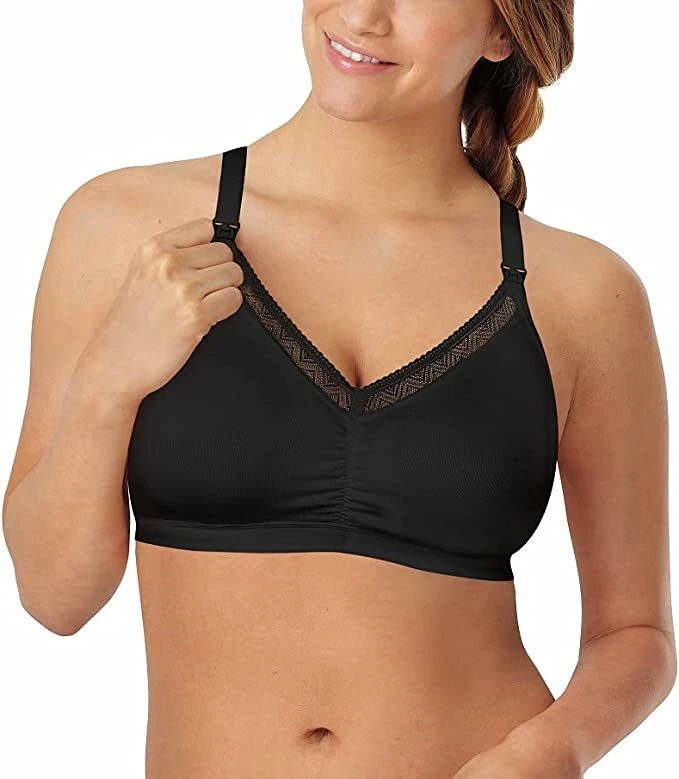 Playtex® Shaping Foam Wirefree Nursing Bra with Lace US3002 - Image 2 of 4