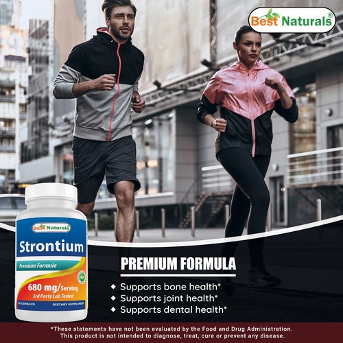 Best Naturals Strontium 680mg/Serving 90 Capsules - Picture 4 of 7