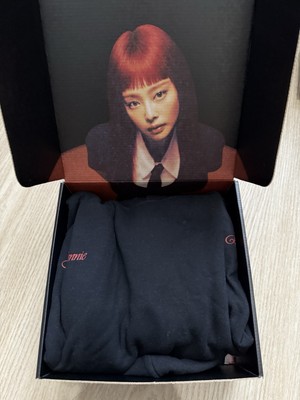 Jennie Blackpink Ruby Album Official Black Hoodie Large with