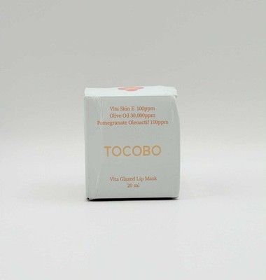 TOCOBO Vita Glazed Lip Mask 20ml | Vegan Overnight Hydration for Dry Lips