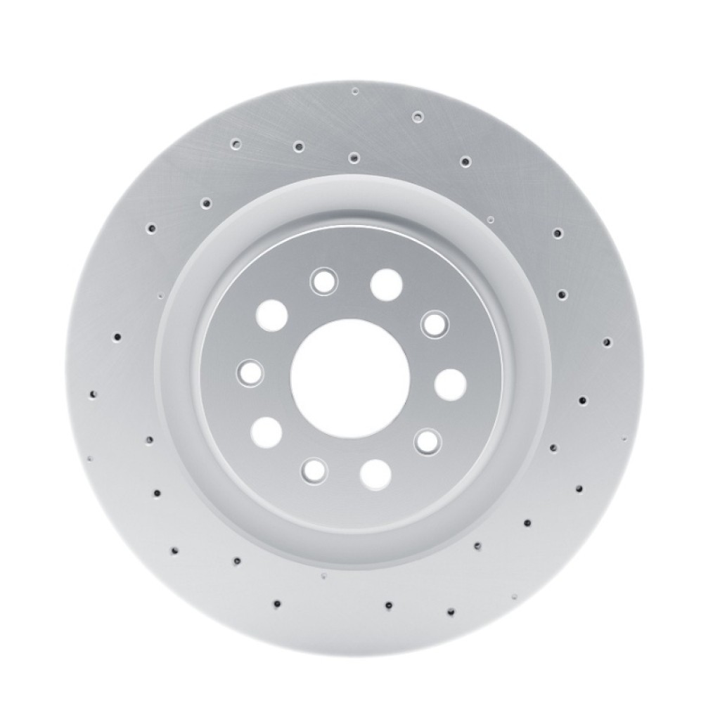For Maserati Ghibli 2017-2024 Disc Brake Rotor Rear | Cast Iron | Drilled Style