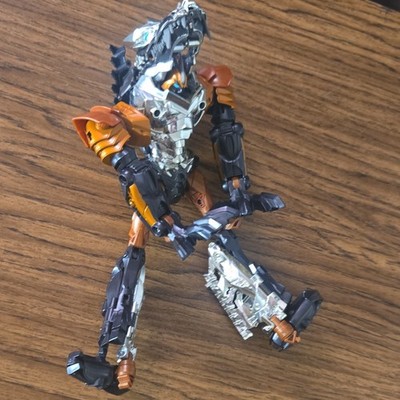 Hasbro Transformers Grimlock Transforming Action Figure Silver Orange Black 2014