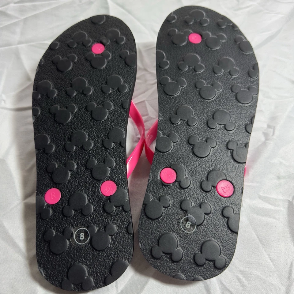 Chanclas sin cordones para mujer Minnie Mouse de los parques de Disney 8 sandalias Foto 4 de 4